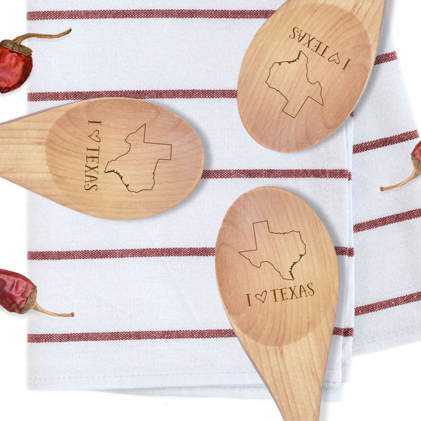 State of Texas Wooden Spoon - Texas Spoon Bread Recipe - Personalized  Gallery