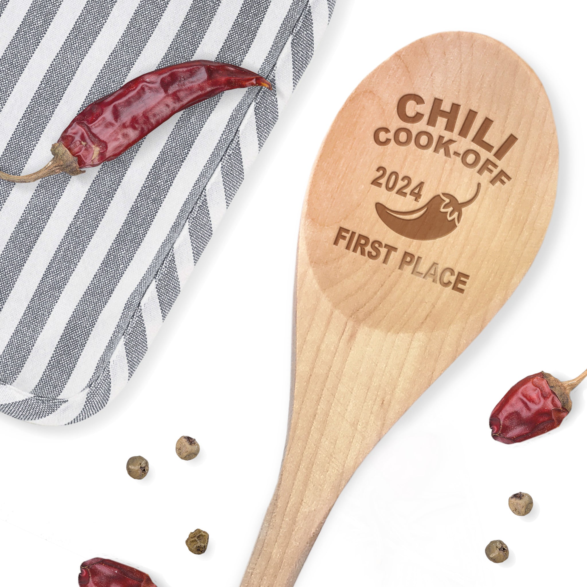 Chili Cook-off, Wooden Spoons, Personalized Wooden Spoon, Custom Wooden  Spoon Favors, Chef Gift, Engraved Wooden Spoons for Event, WS201 