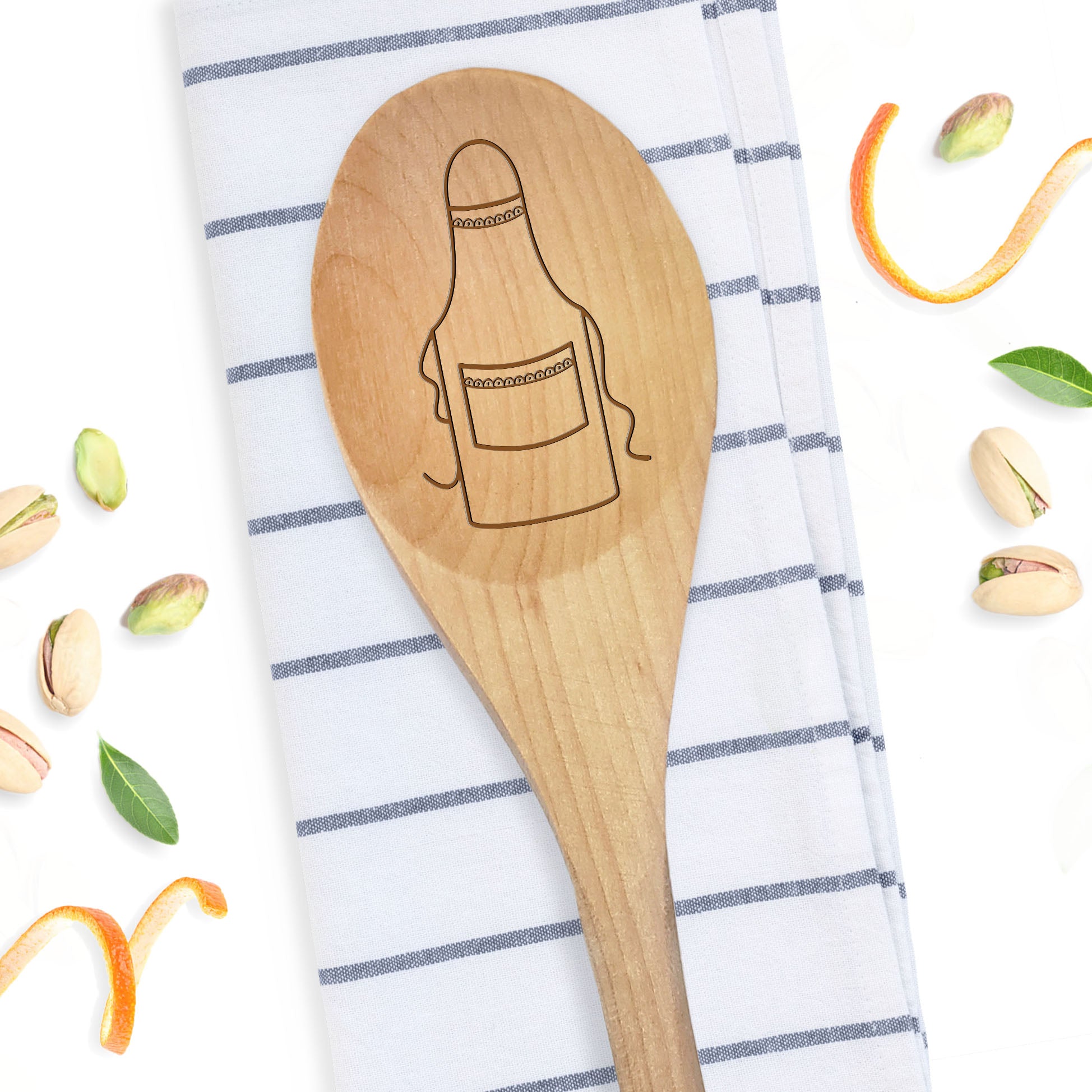 Personalized Decorative Wooden Spoons and Forks (Kitchen, Housewarming –  Too Stinkin' Cute