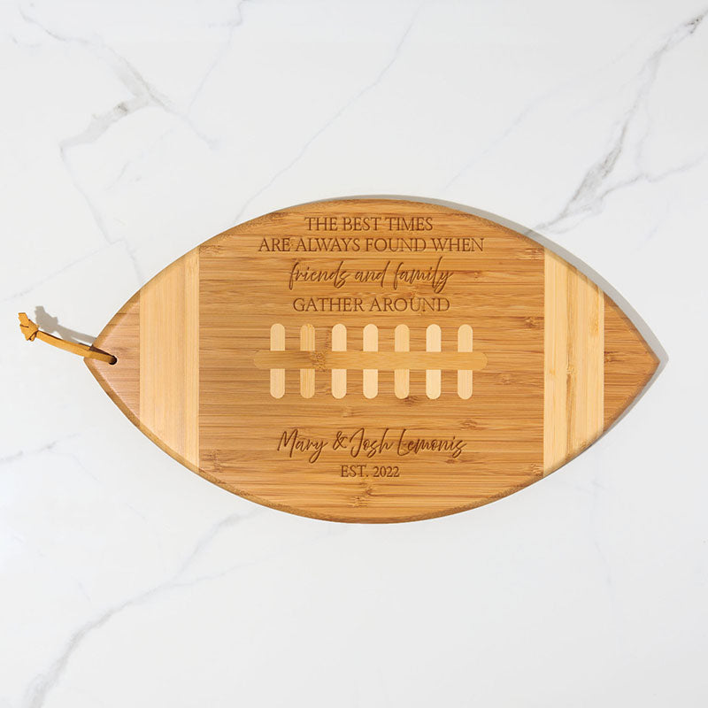 NFL New York Giants Personalized Bamboo Cutting Board