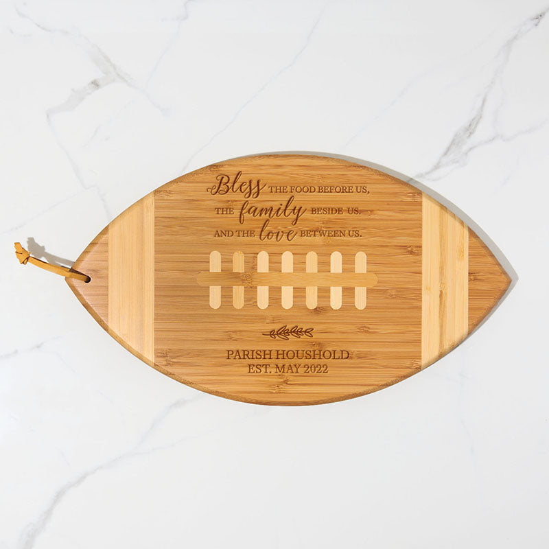 NFL New Orleans Saints Personalized Bamboo Cutting Board- 10x14