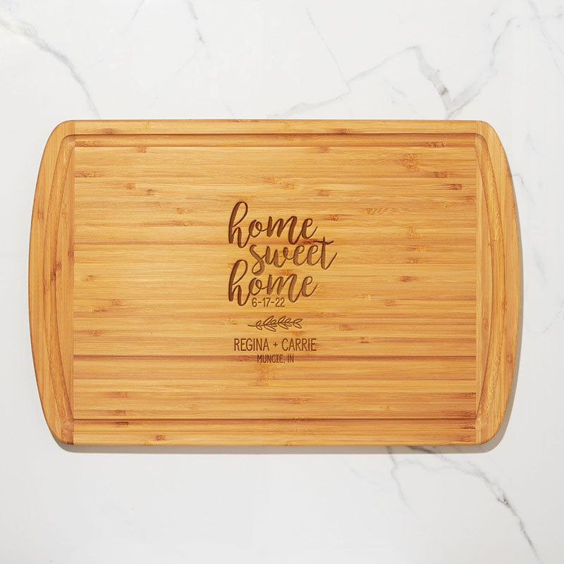 SUNFLOWER BAMBOO CUTTING BOARD- Shine On! – Made At Papa's House