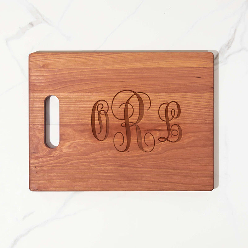 Cutting Board - Cherry Board with Handle - Personalized Gallery