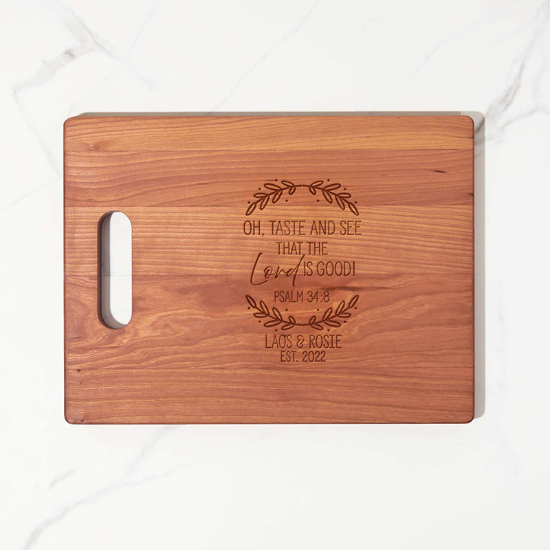 Carved Cherry Charcuterie/Cutting Board