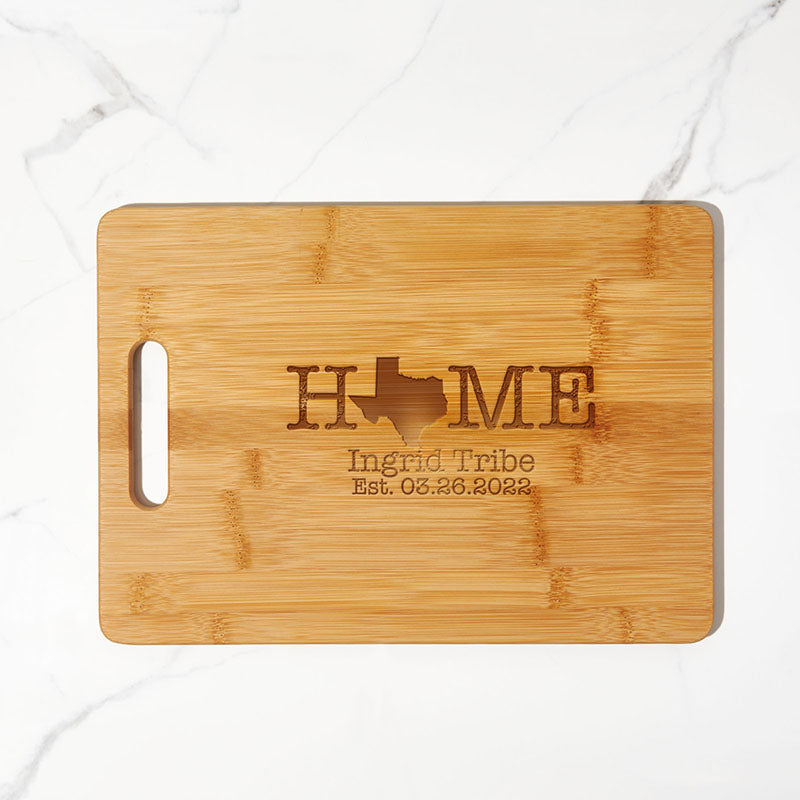 Chopping Board Bamboo Cutting Board Engraving Cutting Board - Temu