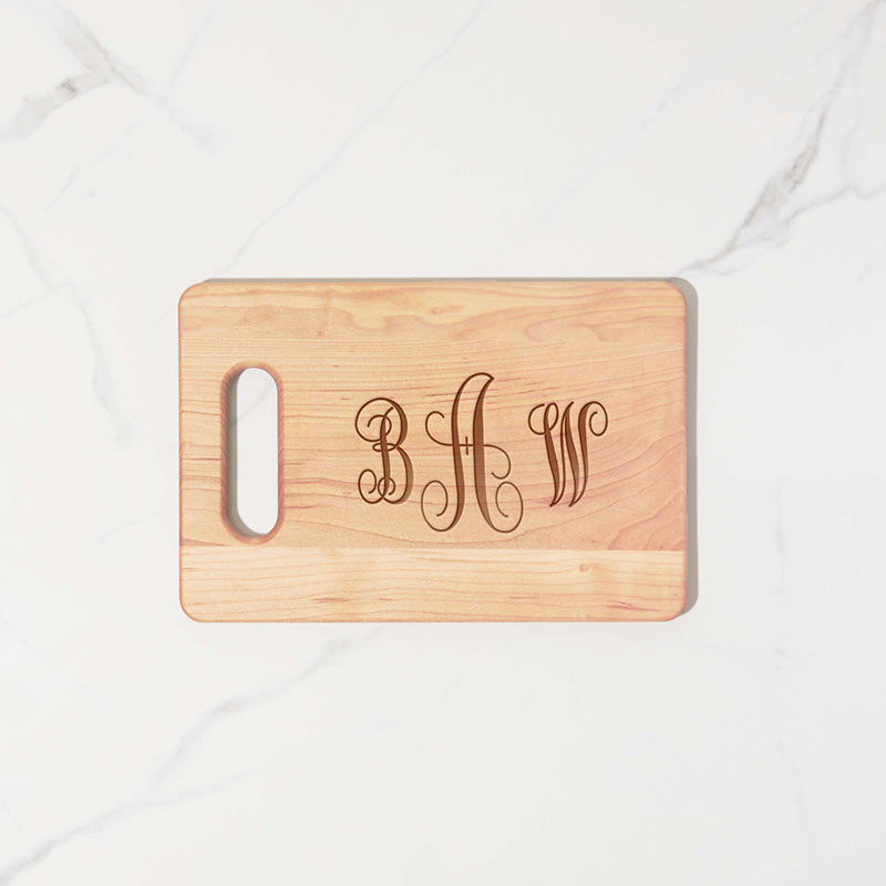 Personalized Monogrammed Cutting Board