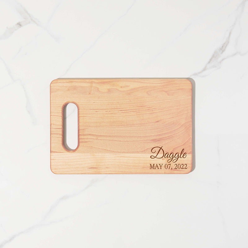 Mini Cutting Boards, Engraved Bamboo