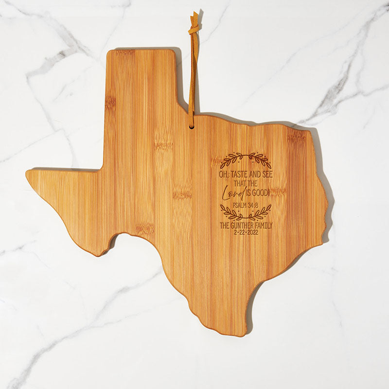 Taste And See That The Lord Is Good Personalized Cutting Board