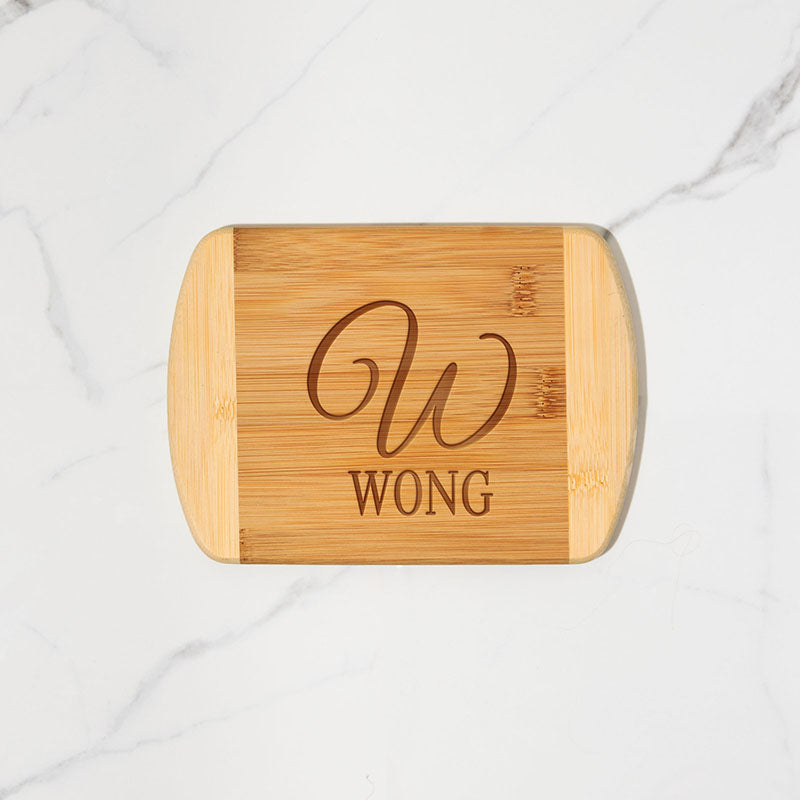 What's Cooking Rectangle Bamboo Cutting Board – Initial Outfitters