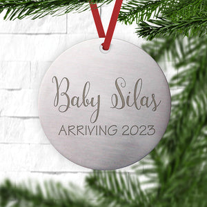 Expecting store baby ornament