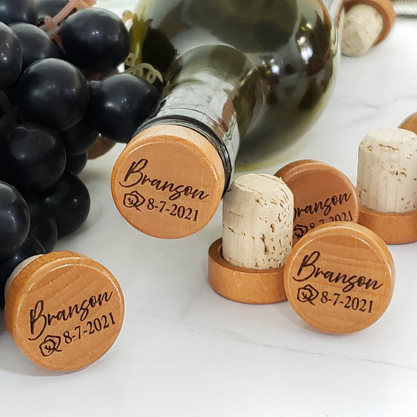 Custom keychain bulk gift for wine lovers
