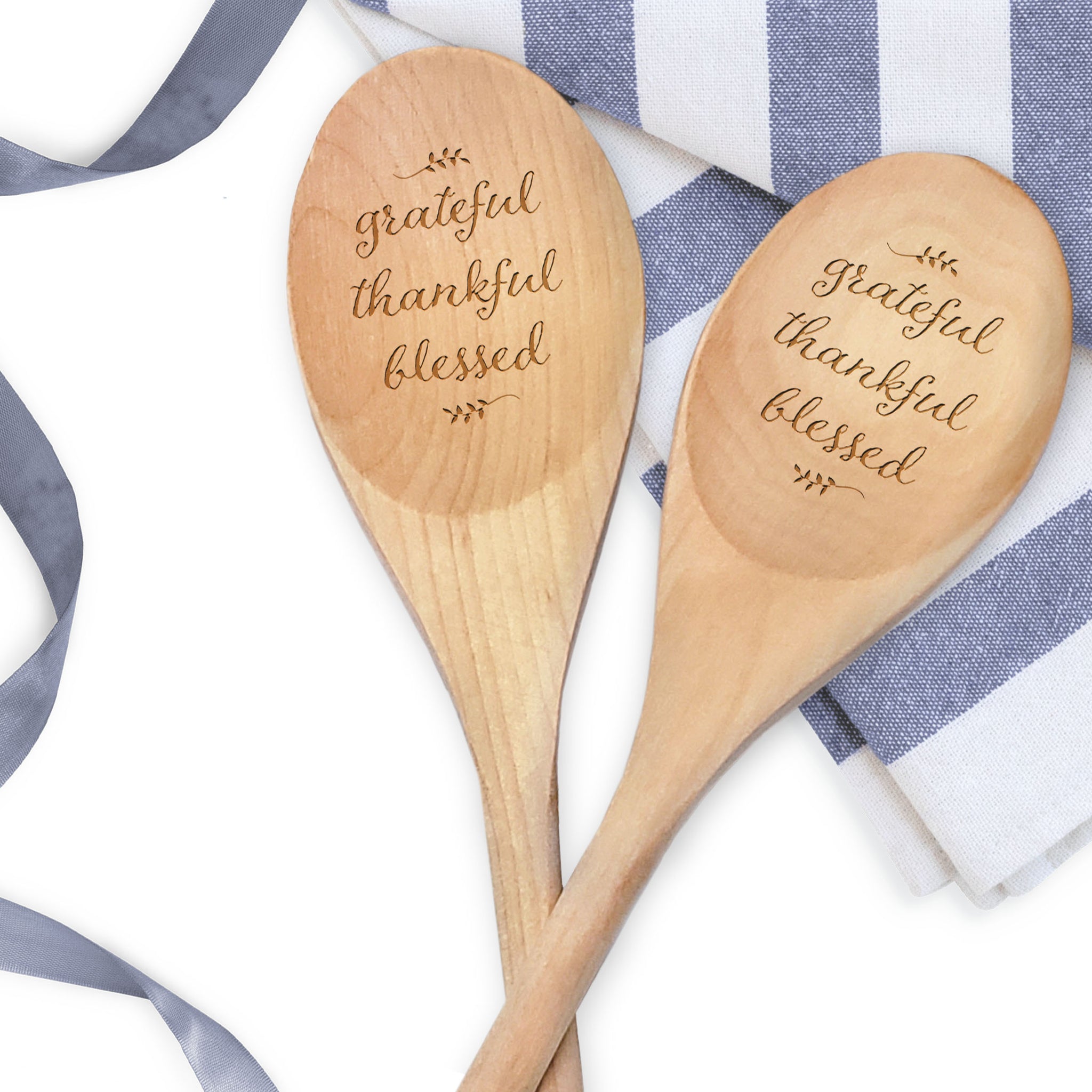 Kiss The Cook Wood Spoon - Kitchen Gift For Her - Personalized Gallery