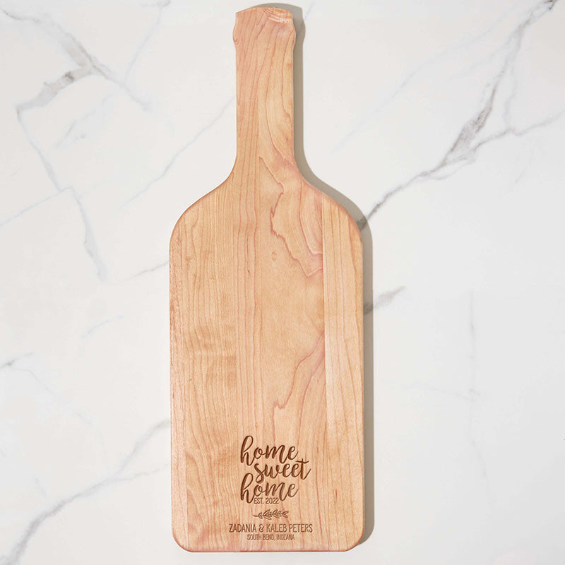 Personalized Cherry Cutting Board w/ Handle 8 x 17 – Hailey Home